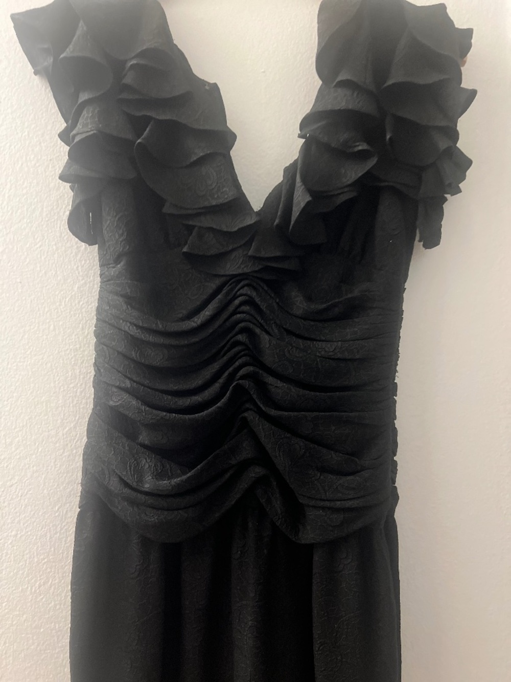 Oscar de la Renta Vintage Cocktail Dress in Black